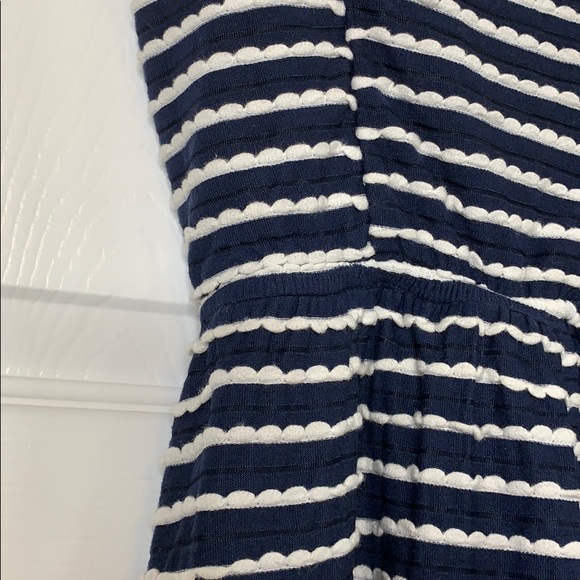 Paper Doll Strapless Striped Hi-Low Dress - Picture 6 of 8